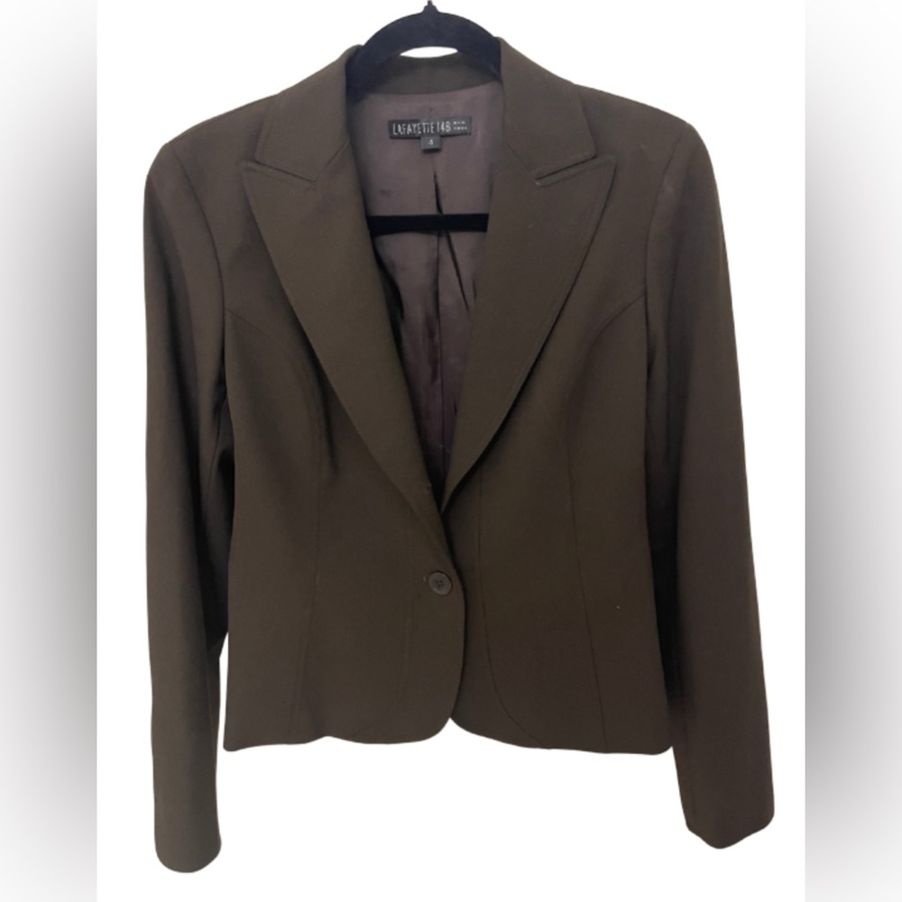 Lafayette 148 New York Dark Brown Blazer